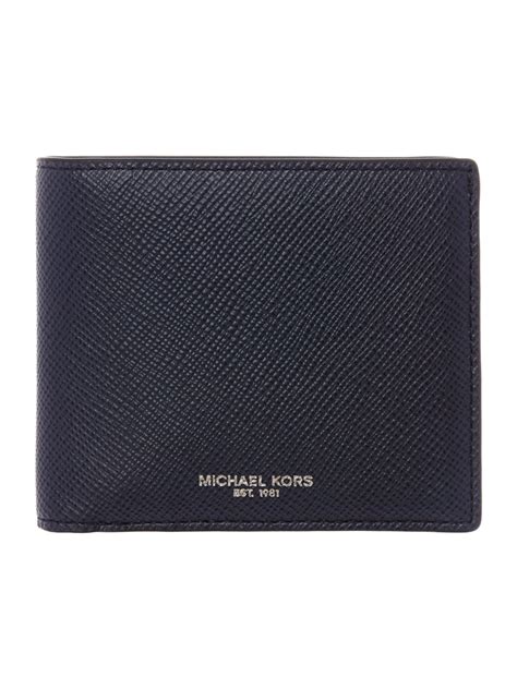 navy michael kors wallet|michael kors wallets men.